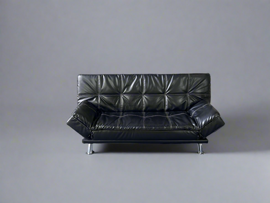 Leather Retractable Futon