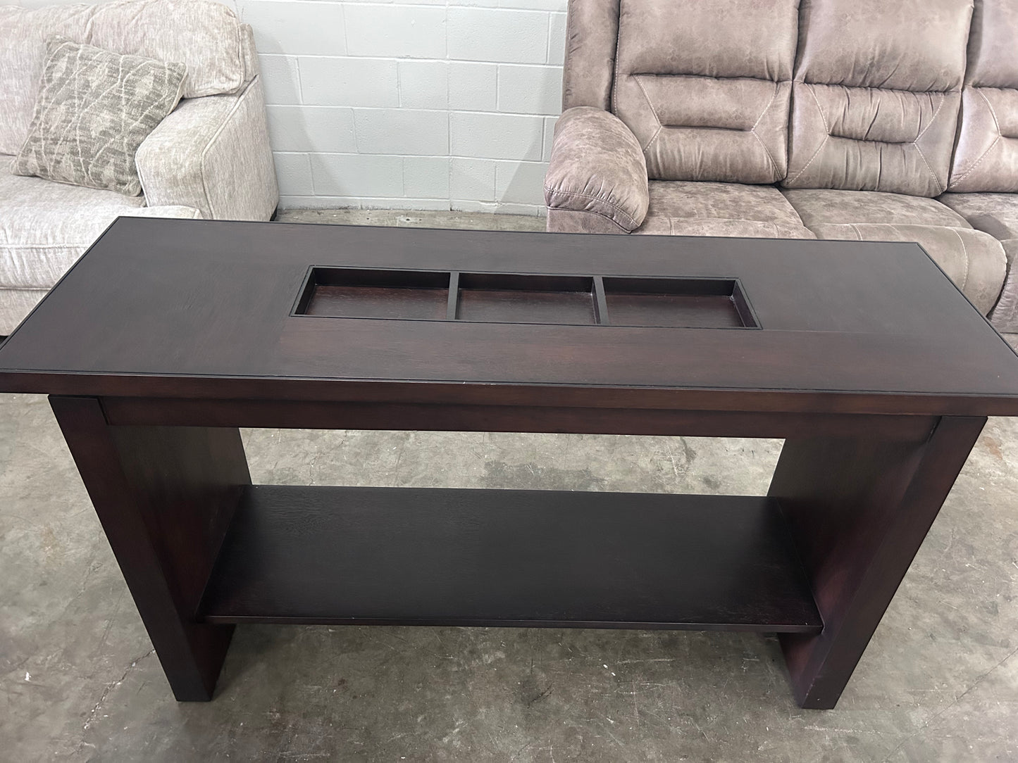 Wood Entryway Console Table